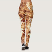 A Splash Of Orange Leggings (Achterkant)