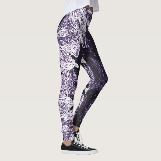 A Splash Of Purple 2 Leggings (Rechts)