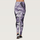 A Splash Of Purple 2 Leggings (Achterkant)
