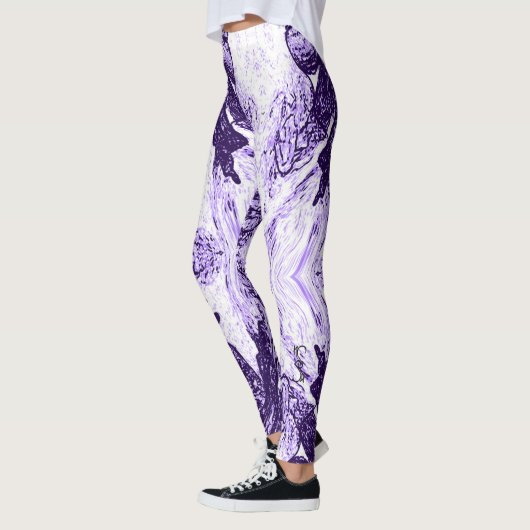A Splash Of Purple Leggings (Links)