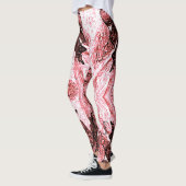 A Splash Of Red Leggings (Links)