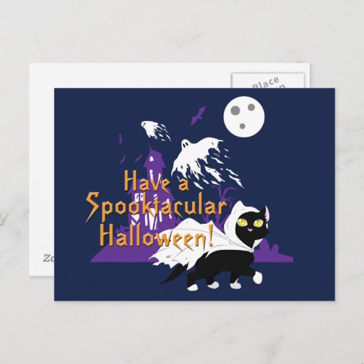 A Spooktacular Halloween Briefkaart (Voorkant / Achterkant)