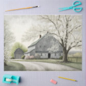 A Spring Barn Tissuepapier (Craft)