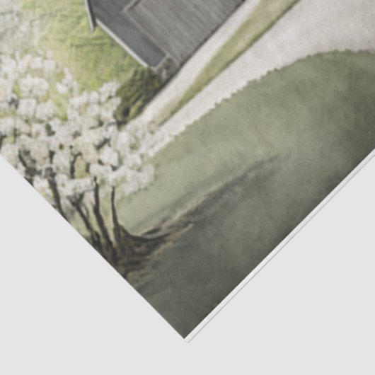 A Spring Barn Tissuepapier (Detail)