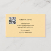 a spring branch of mimosa, bright, yellow visitekaartje (Achterkant)