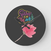 A Spring Visual Series Ronde Klok (Voorkant)