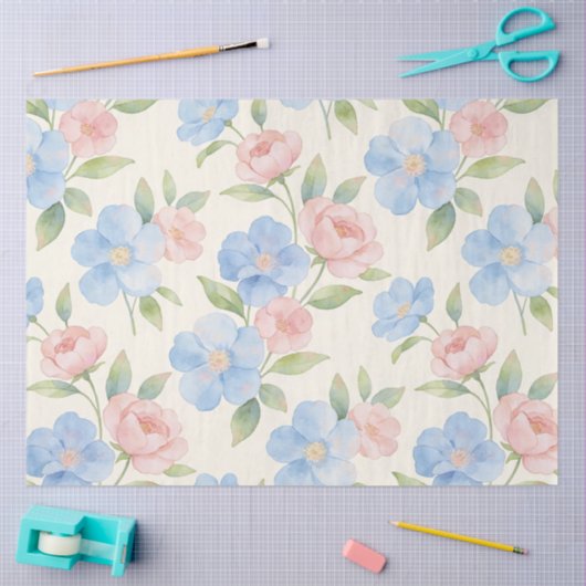 A Springy Floral Design #4 Tissuepapier (Craft)