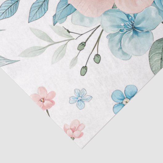 A Springy Floral Design #5 Tissuepapier (Detail)