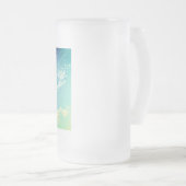 A sprinkling in the clouds matglas bierpul (Voorkant rechts)