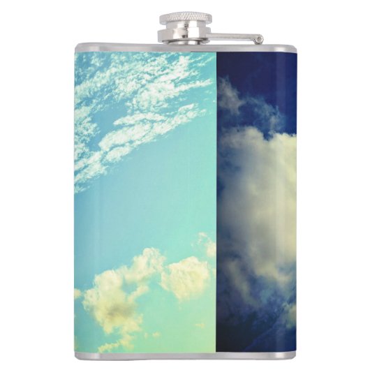 A sprinkling of clouds heupfles (Achterkant)