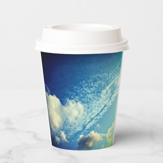 A sprinkling of clouds papieren bekers (Achterkant)