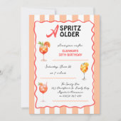A Spritz Older Any Age Cocktail Birthday Party Kaart (Voorkant)