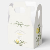 A Squeeze of Thanks Lemon Citrus Baby Shower Bedankdoosjes (Geopend)