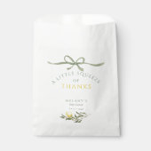 A Squeeze of Thanks Lemon Citrus Baby Shower Bedankzakje (Voorkant)