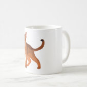 A staat voor Abyssinian Cat Koffiemok (Voorkant rechts)