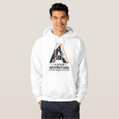 A staat voor Adventure Hiking Mountain Design Hoodie (Voorkant volledig)