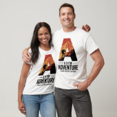 A staat voor Adventure Hiking Mountain Design T-shirt (Unisex)