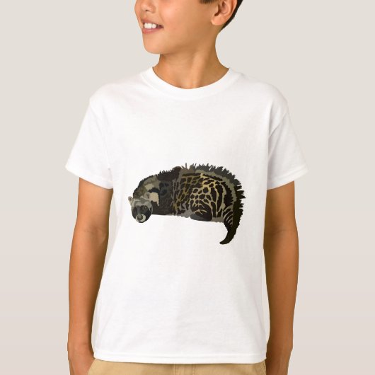 A staat voor African Civet T-shirt (Voorkant)