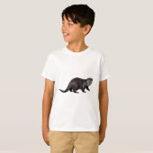 A staat voor African Clawless Otter T-shirt (Voorkant volledig)