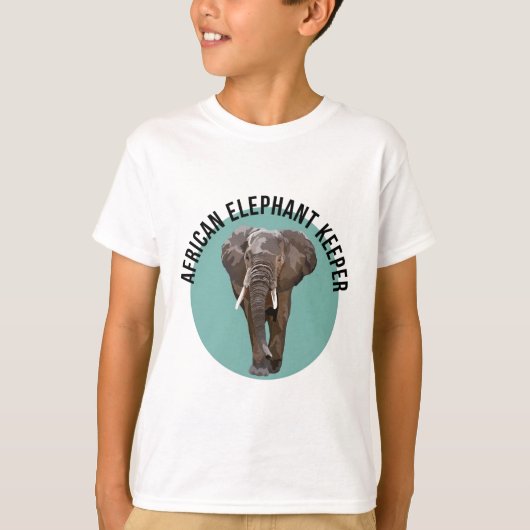 A staat voor African Elephant Keeper T-shirt (Voorkant)