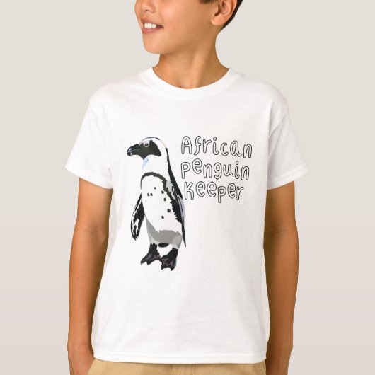 A staat voor African Penguin Keeper T-shirt (Voorkant)