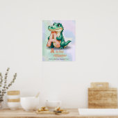 A staat voor Alligator – Kinder Poster (Digitaal) (Keuken)