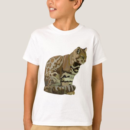 A staat voor Andean Mountain Cat T-shirt (Voorkant)