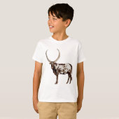 A staat voor Ankole Cattle T-shirt (Voorkant volledig)