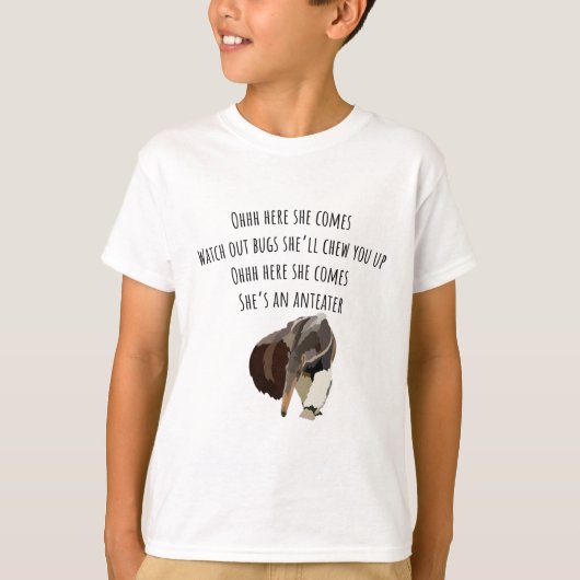 A staat voor Anteater T-shirt (Voorkant)