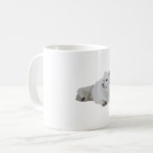 A staat voor Arctic Fox Koffiemok (Voorkant links)