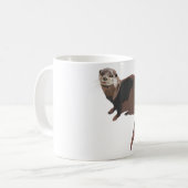 A staat voor Asian Small Clawed Otter Koffiemok (Voorkant links)