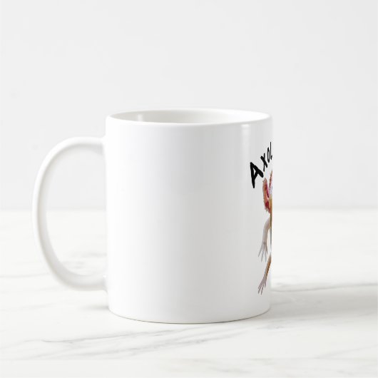 A staat voor Axolotl Koffiemok (Links)