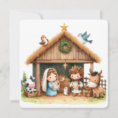 A Stable Full of Joy Feestdagenkaart (Voorkant)