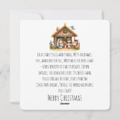 A Stable Full of Joy Feestdagenkaart (Achterkant)