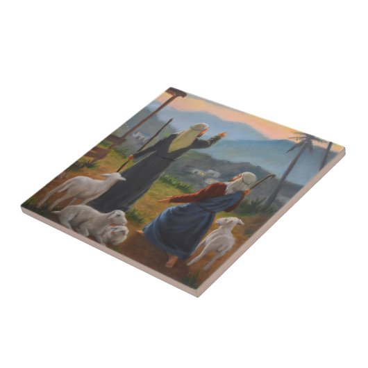 A star has risen tegeltje (Zijkant)