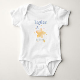 A star is born - baby name romper