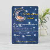A Star is Born Baby shower Invite Kaart (Staand voorkant)