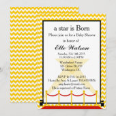 A Star is Born Hollywood Baby shower Kaart (Voorkant / Achterkant)