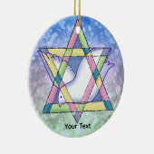 A Star of David Keramisch Ornament (Rechts)