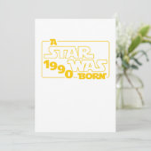 A Star Was Born 1990 30 th Birthday Gift Kaart (Staand voorkant)
