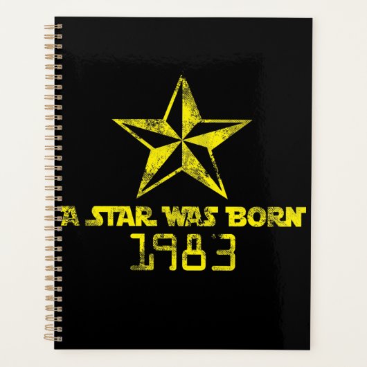  A Star werd in 1983 geboren als Yellow Star Planner (Voorkant)