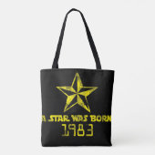  A Star werd in 1983 geboren als Yellow Star Tote Bag (Achterkant)