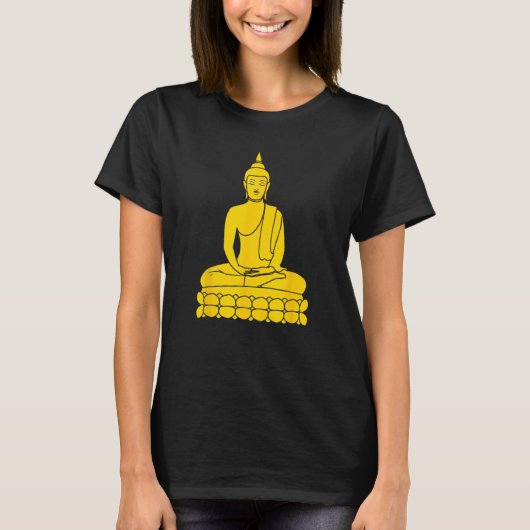 A statue of Buddha T-shirt (Voorkant)