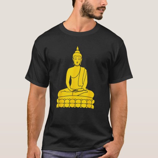 A statue of Buddha T-shirt (Voorkant)