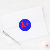 A+-sticker Ronde Sticker (Envelop)