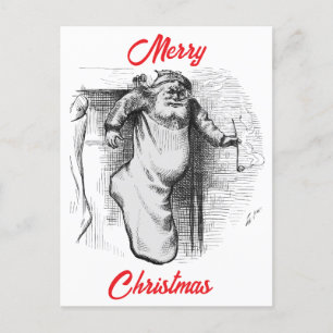 A Stocking Full (1879) van Thomas Nast. Feestdagenkaart