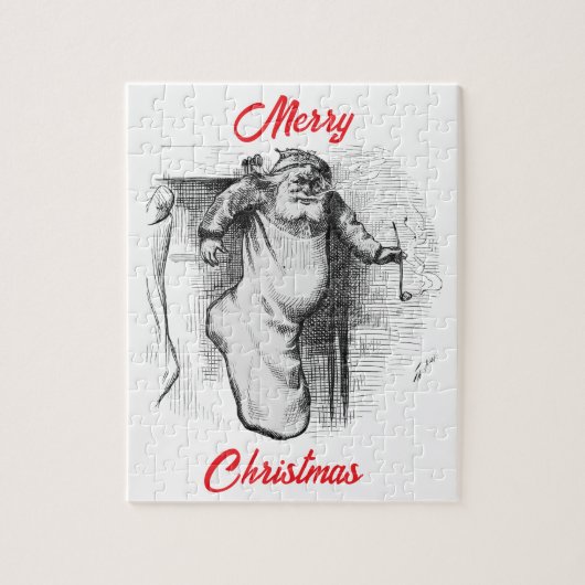 A Stocking Full (1879) van Thomas Nast. Legpuzzel (Verticaal)