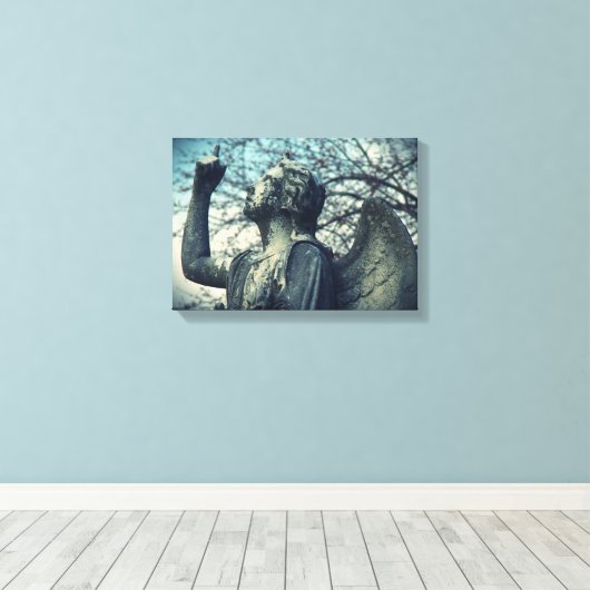 A Stone Angel Canvas Afdruk (Insitu (Houten vloer))