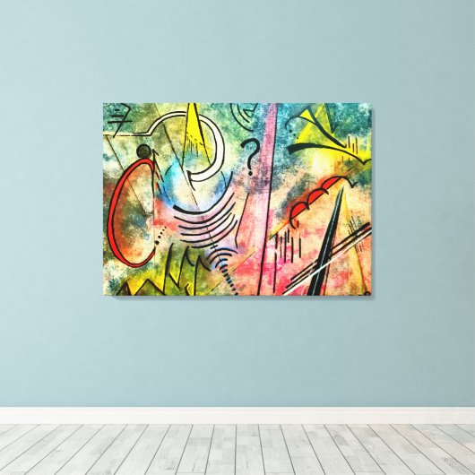 A STORM CANVAS AFDRUK (Insitu (Houten vloer))