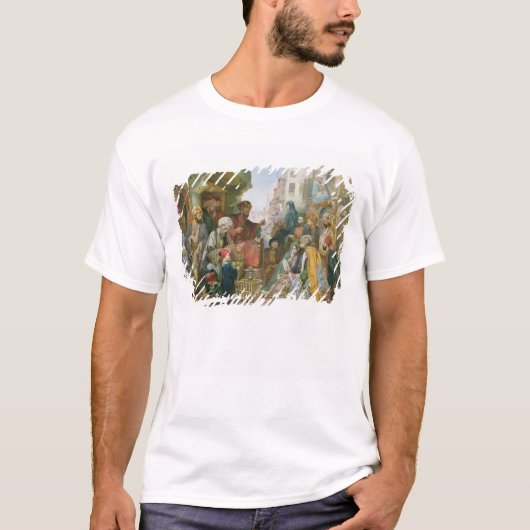 A Street in Cairo (met papier) T-shirt (Voorkant)